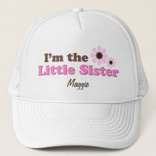 Gorra De Camionero Soy las flores de la MOD de la pequeña hermana