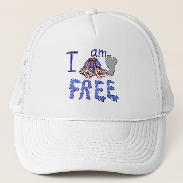 Gorra De Camionero Soy libre de COCHE (Anverso)