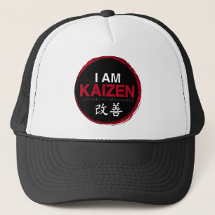 Gorra De Camionero Soy logotipo de Kaizen - mejora continua