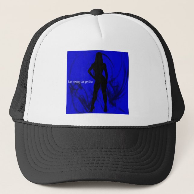 Gorra De Camionero Soy mi única competencia - Fitness / Bodybuilder (Anverso)