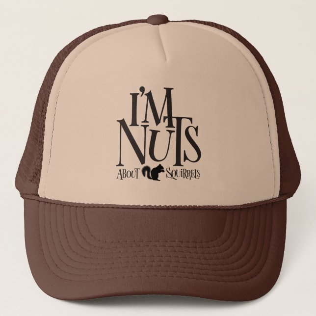 Gorra De Camionero Soy nueces - divertido amante de las ardillas (Anverso)