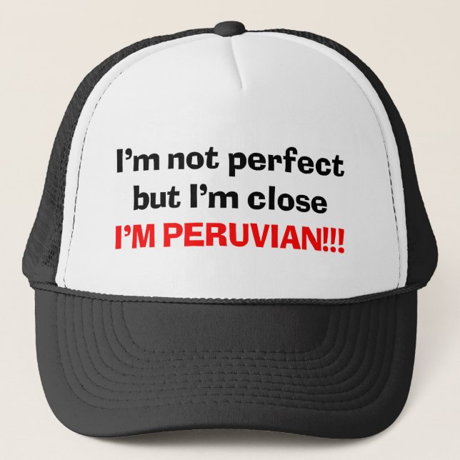 Gorra De Camionero Soy PERUANO (Anverso)
