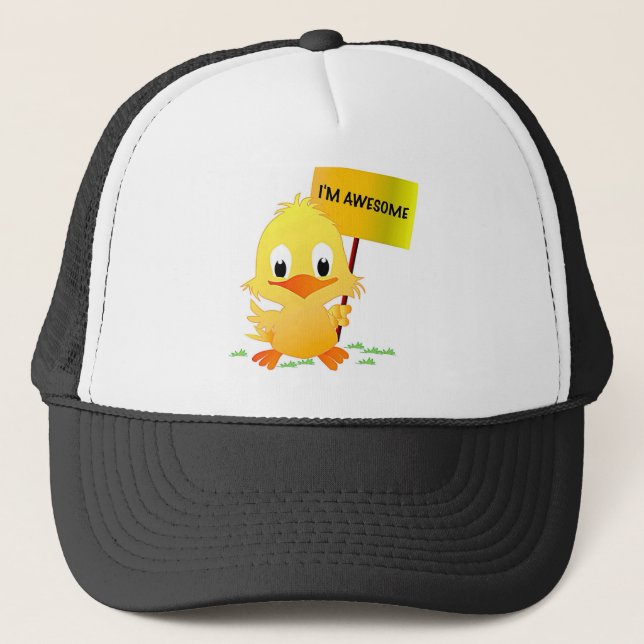 Gorra De Camionero Soy polluelo impresionante (Anverso)