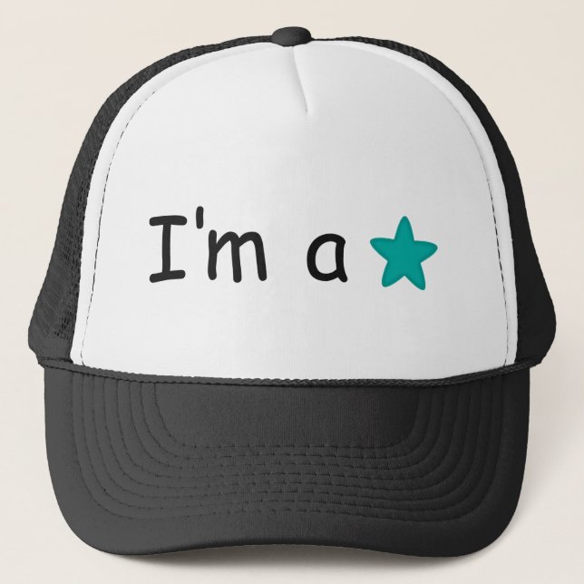 Gorra De Camionero Soy regalos de una estrella adaptables (Anverso)