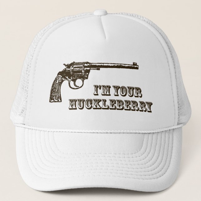 Gorra De Camionero Soy su arma occidental del arándano (Anverso)