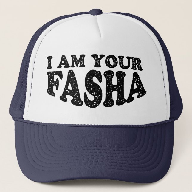 Gorra De Camionero Soy su Fasha - día de padres (Anverso)