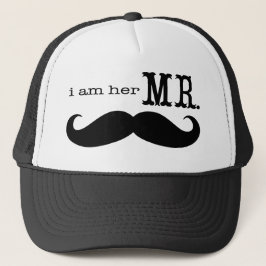 Gorra De Camionero Soy su Sr. Mustache Grooms Regalos