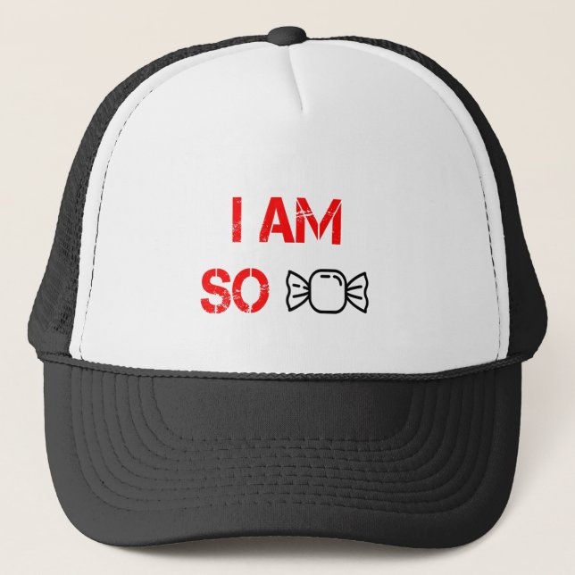 Gorra De Camionero Soy tan dulce (Anverso)
