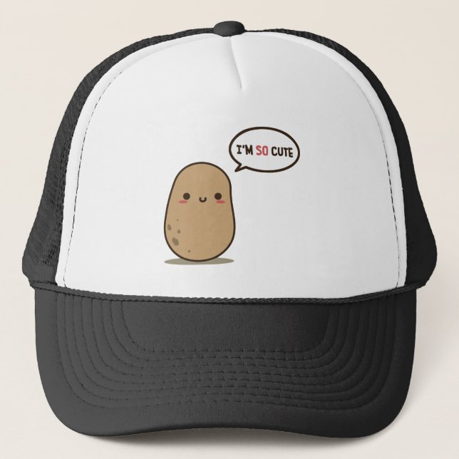 Gorra De Camionero Soy tan linda patata (Anverso)