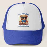 Soy Teddy Bear Cool con Lazo Azul Personalizable