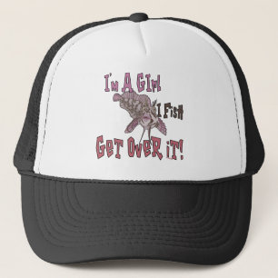 Gorra De Camionero Soy un chica que los pescados de I consiguen sobre