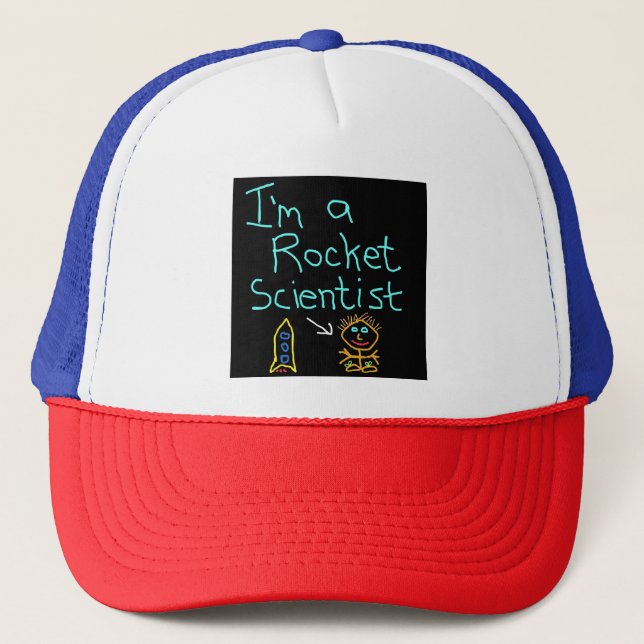 Gorra De Camionero Soy un científico de cohetes y diseños satíricos (Anverso)
