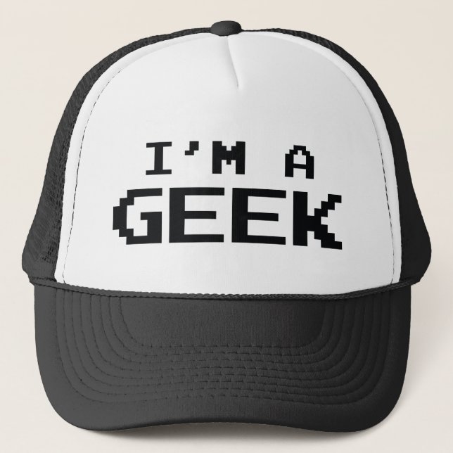 Gorra De Camionero Soy un geek (Anverso)