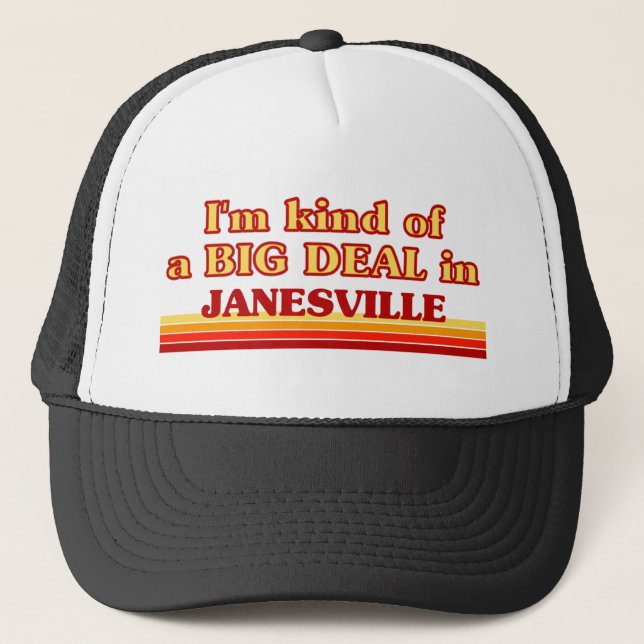 Gorra De Camionero Soy un GRAN TRATO en Janesville (Anverso)