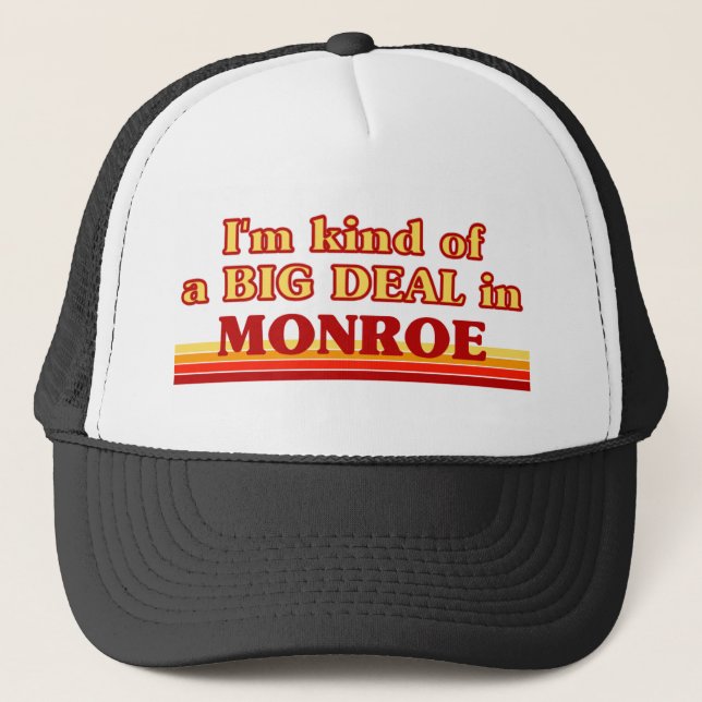 Gorra De Camionero Soy un GRAN TRATO en Monroe (Anverso)