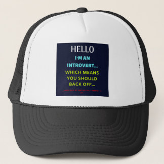 GORRA DE CAMIONERO SOY UN INTROVERTIDO