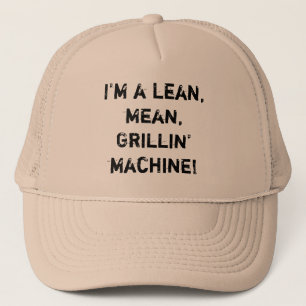 Gorra De Camionero ¡Soy un magro, medio, máquina de Grillin'!