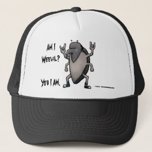 Gorra De Camionero ¿Soy un malvado Personalizado Metalizado pesado?