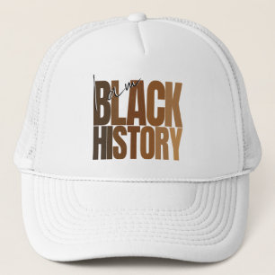 Gorra De Camionero Soy un mes de historia negra honrando a los afroam
