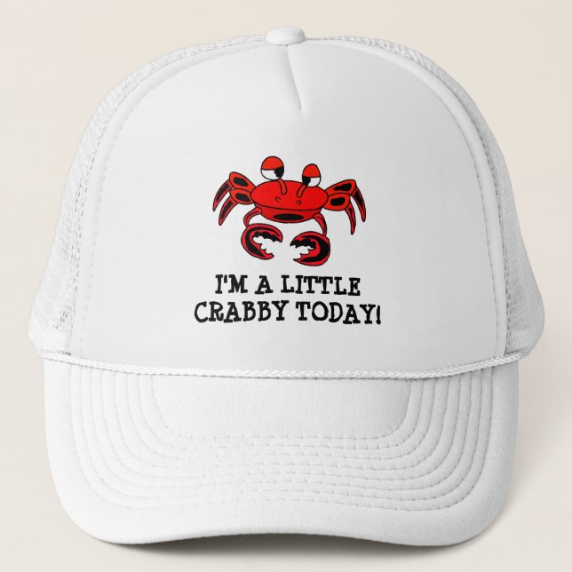 Gorra De Camionero Soy un poco casquillo malhumorado de la bola del (Anverso)