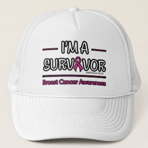 Gorra De Camionero Soy un superviviente... Cáncer de Mama
