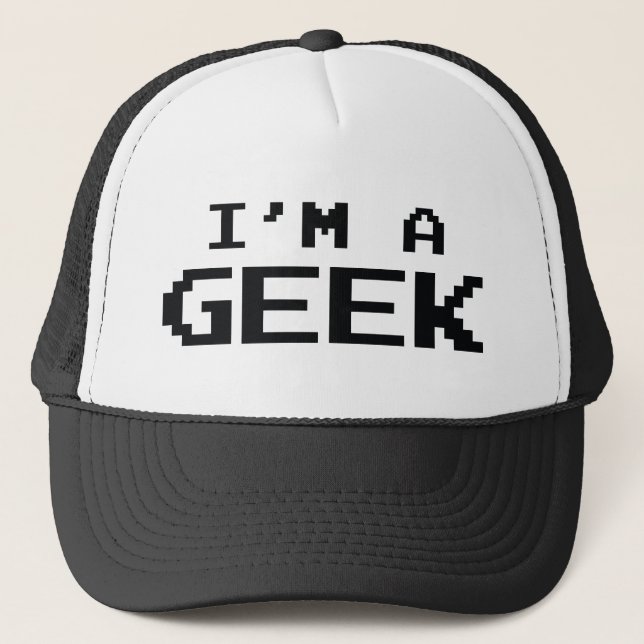Gorra De Camionero Soy un tazón de café geek (Anverso)