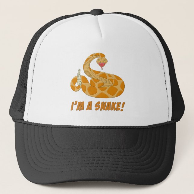 Gorra De Camionero Soy una serpiente (Anverso)