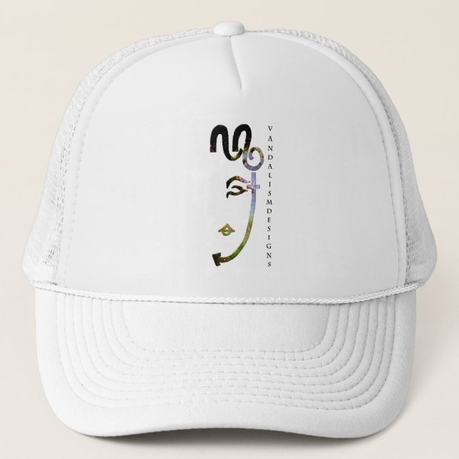 GORRA DE CAMIONERO SPACELOGO2&NAME (Anverso)