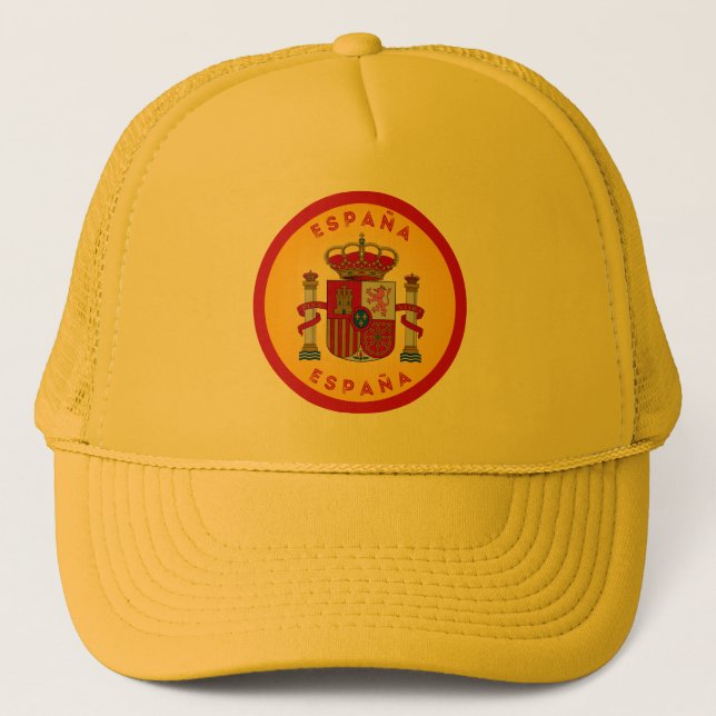 Gorra De Camionero Spain Coat of Arms Circle Shape  (Anverso)