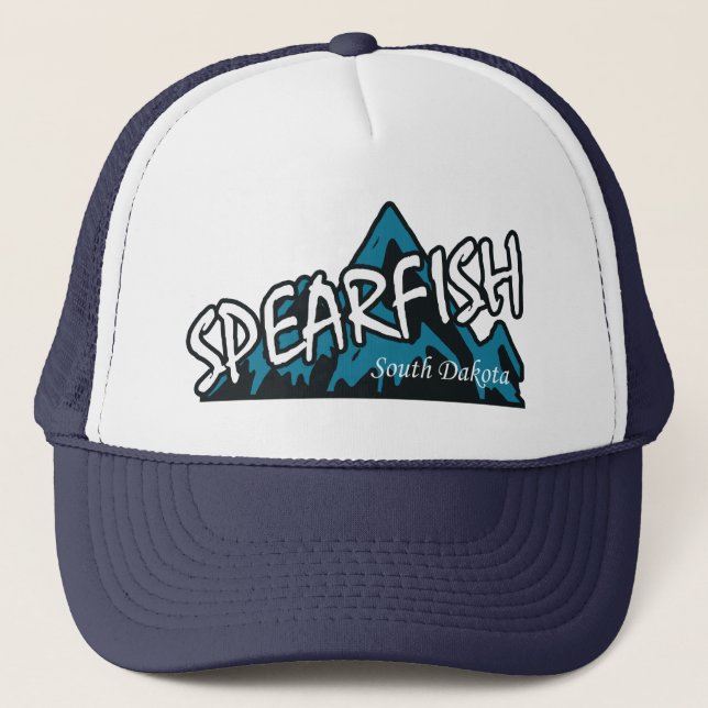 Gorra De Camionero Spearfish South Dakota Mountain (Anverso)