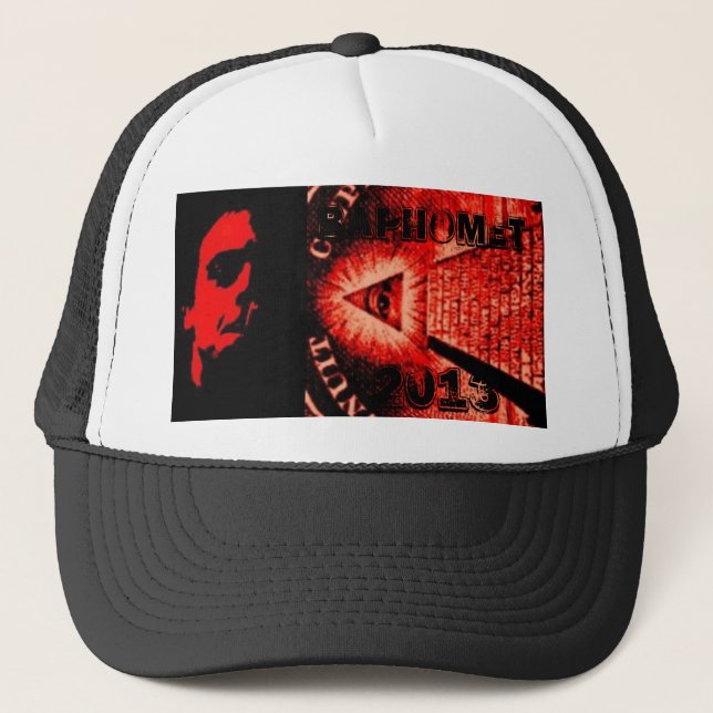 Gorra De Camionero special del baphomet (Anverso)