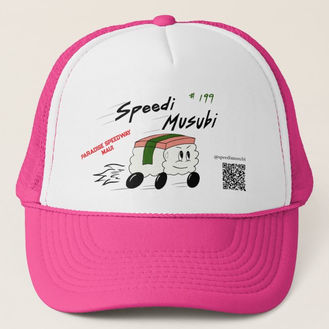 Gorra De Camionero Speedi Musubi trucker hat (Anverso)