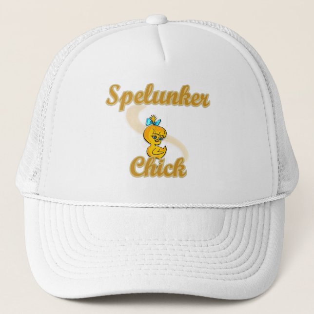 Gorra De Camionero Spelunker Chick (Anverso)
