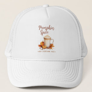 Gorra De Camionero Spice de calabaza - Foliage de última hora y otoño