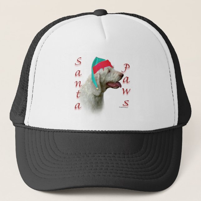 Gorra De Camionero Spinone Italiano Santa Paws (Anverso)