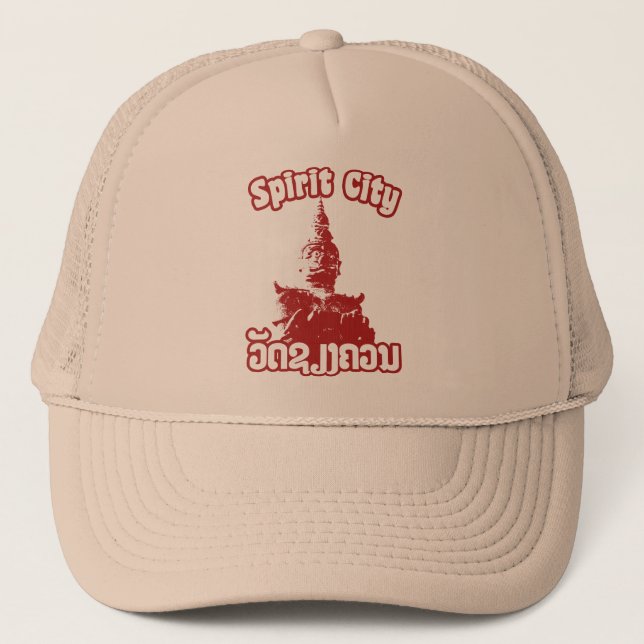 Gorra De Camionero Spirit City - Wat Xieng Khuan, Vientiane, Laos (Anverso)
