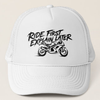 Gorra De Camionero Sportbike Rider Action Mentality