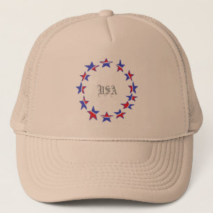 Gorra De Camionero Sporty Khaki Patriotic