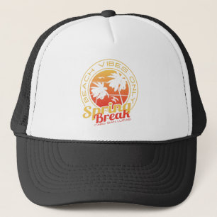 Gorra De Camionero Spring Break Beach Vibes Only Cabo San Lucas Mex