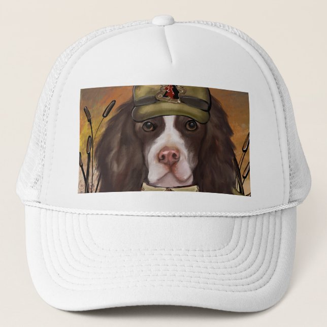 Gorra De Camionero Springer Spaniel Inglés (Anverso)