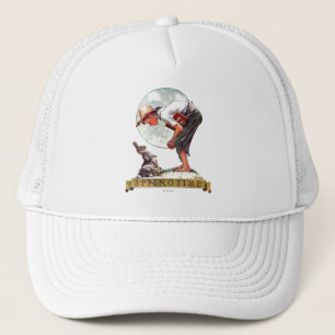 Gorra De Camionero Springtime, muchacho 1935 con el conejito