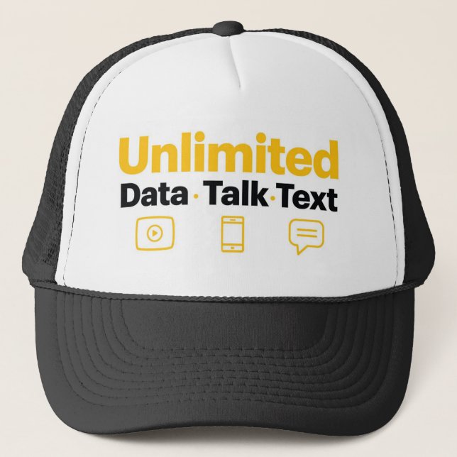 Gorra De Camionero Sprint ilimitado (Anverso)