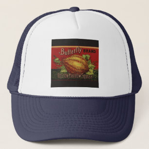Gorra De Camionero Squash Etiqueta vegetal antigua puede