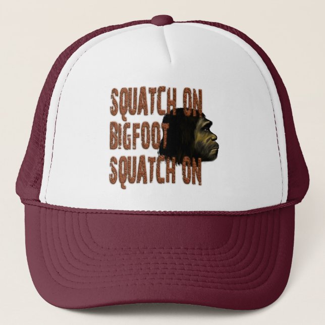 Gorra De Camionero Squatch on Bigfoot...Squatch on (Anverso)