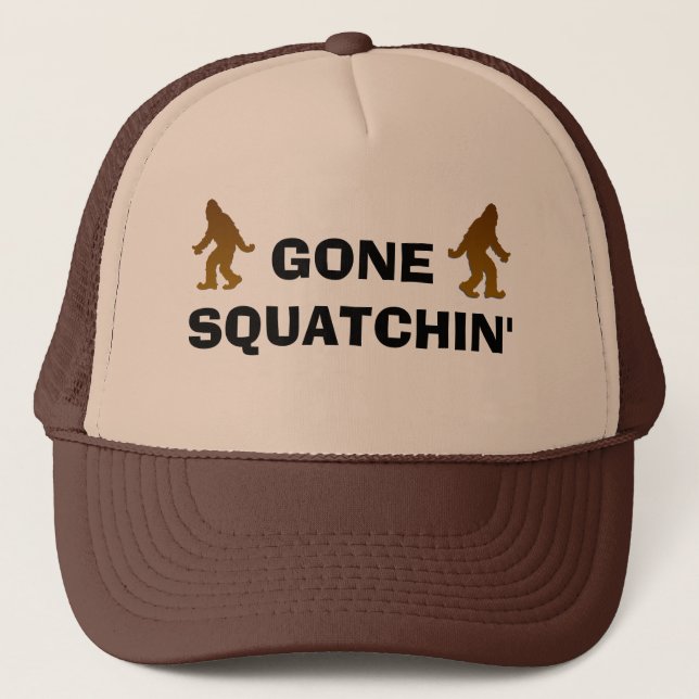 Gorra De Camionero Squatchin de la marcha (Anverso)