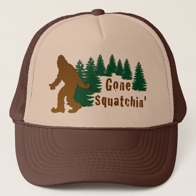 Gorra De Camionero Squatchin de la marcha (Anverso)