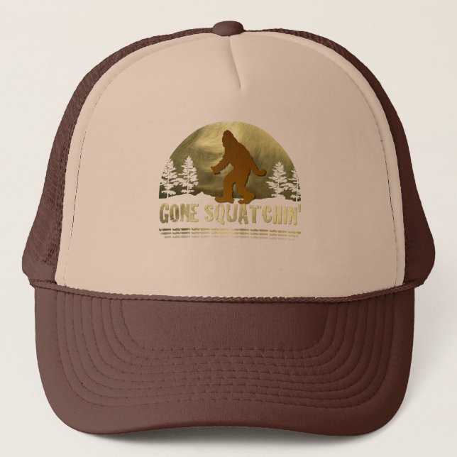 Gorra De Camionero Squatchin de la marcha (Anverso)
