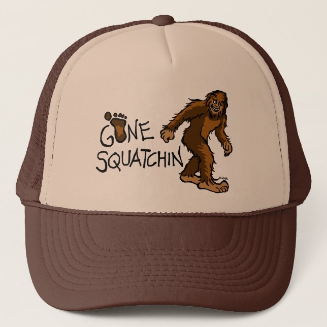 Gorra De Camionero Squatchin ido (Anverso)