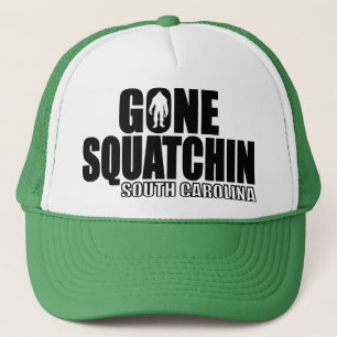 Gorra De Camionero Squatchin ido CAROLINA DEL SUR - Bobo original