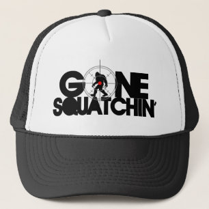 Gorra De Camionero Squatchin ido con la diana